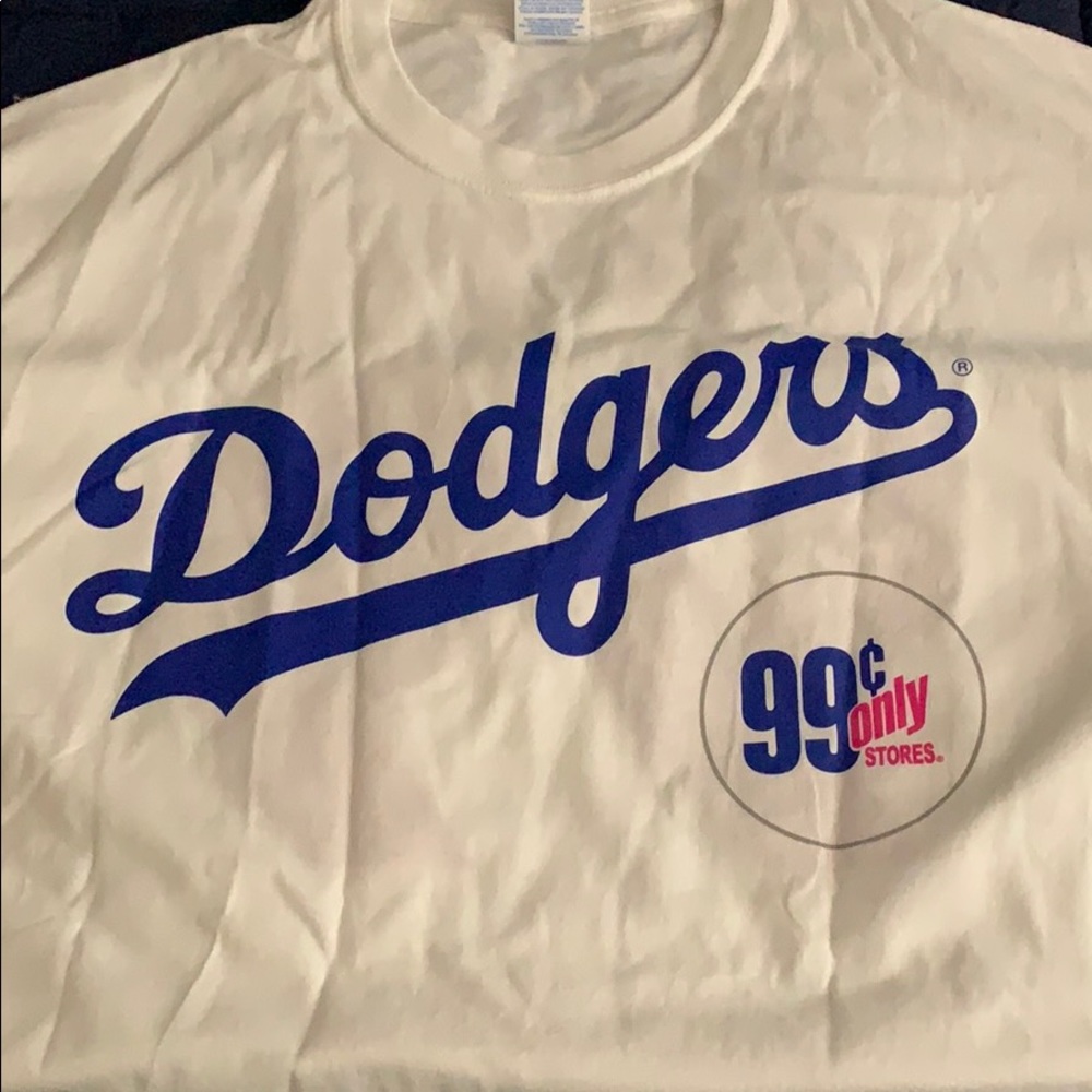 Tshirt Give away from Dodger Game